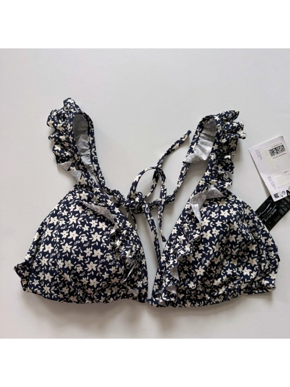 3 for $20 & Other Stories navy floral bikini top size 12 NWT